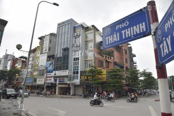 Nhà mặt phố Thái Thịnh, gần ngã 4 đông đúc, tiện kinh doanh, cho thuê đặt quảng cáo
