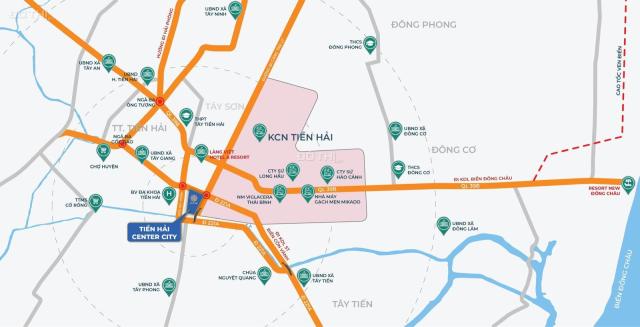 Bán đất nền dự án tại Dự án Tiền Hải Center City, Tiền Hải, Thái Bình diện tích 100m2 giá 17 Triệu