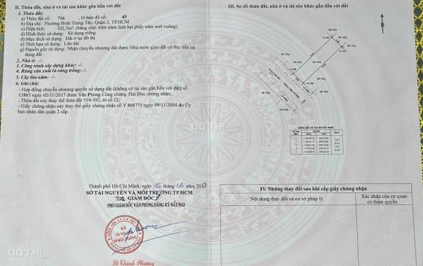 Bán đất mặt tiền công viên đường Trương Văn Bang KDC thế kỷ 21 Q.2 (102m2)