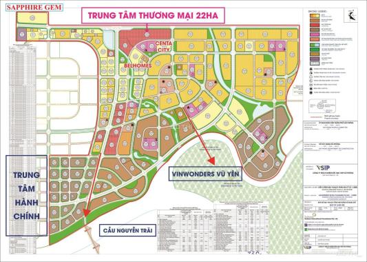 Bán 𝑺𝒊𝒆̂𝒖 𝒑𝒉𝒂̂̉𝒎 căn liền kề Công Viên T-114 Centa City - Cửa ngõ VinWonder Vũ Yên