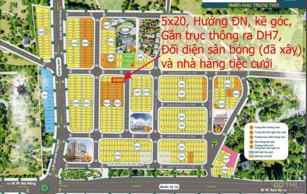 Sụp Hầm Cần Bán Nhanh Lô Đất Đường 7.5m Epic Town  Điện Thắng Chỉ 1 tỷ 620- Lh 0909779568