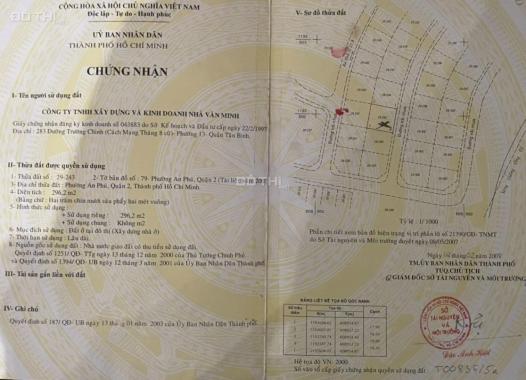 Bán đất biệt thự An Phú DA Văn Minh đường Mai Chí Thọ (Q.2) 270m2 Lh. 0909 972 783