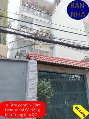 Sát mặt tiền - Hẻm xe tải - 135m2 - 4 tầng – nhỉnh 14ty Nguyễn Thị Thập Q7