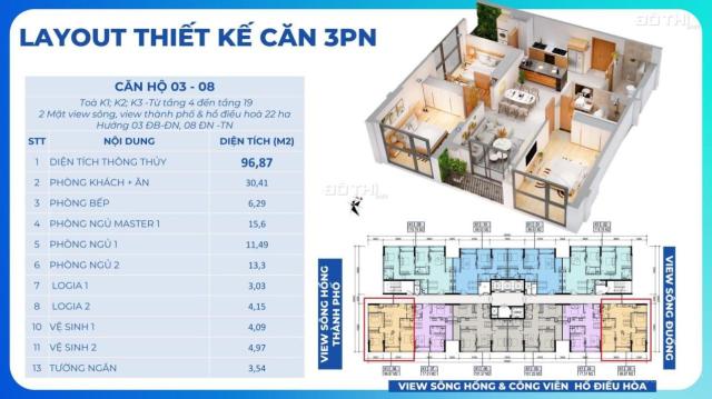 Trực tiếp từ cdt căn 101 m giá 3.7 tỷ ck 19.5% lh 0369305918