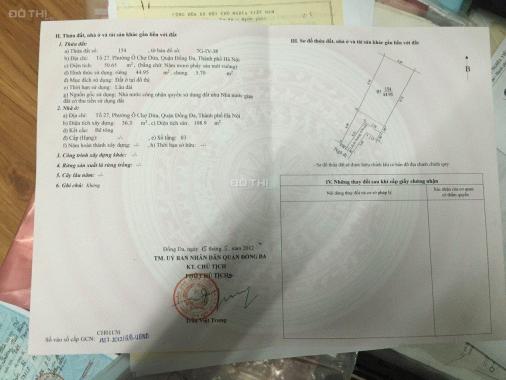 Bán nhà riêng tại Phố Đại La, Phường Ô Chợ Dừa, Đống Đa, Hà Nội diện tích 50m2