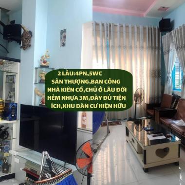 Nhà 4 Tầng Sổ Hồng 58m2 Chưa qua đầu tư hẻm 3m gần khu cư xá ngân hàng Q7
