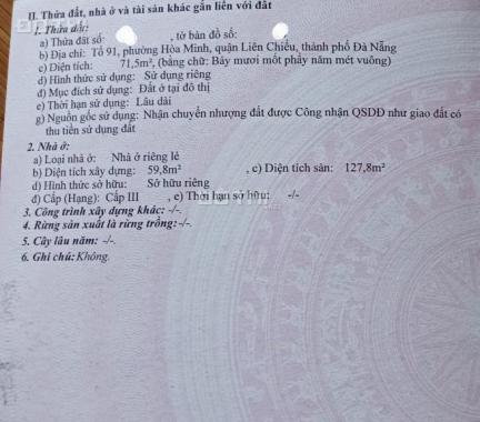🔴Bán đất 2 mặt kiệt Ô TÔ K108 Nguyễn Chánh, Hòa Minh, Liên Chiểu, TP Đà Nẵng