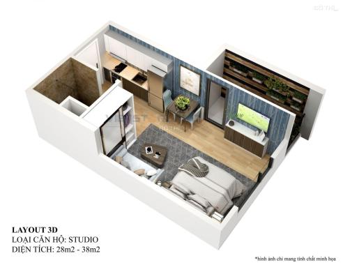 Quỹ căn Studio cần bán từ 1.25 tỷ các loại diện tích 0968396062