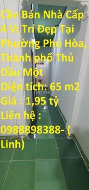 Bán nhà riêng tại Đường Lê Hồng Phong, Phường Phú Hòa, Thủ Dầu Một, Bình Dương diện tích 65m2