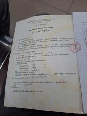 Bán nhà 2 MT hẻm 2m 986 Kha Vạn Cân  Phường Linh Chiểu TP Thủ Đức