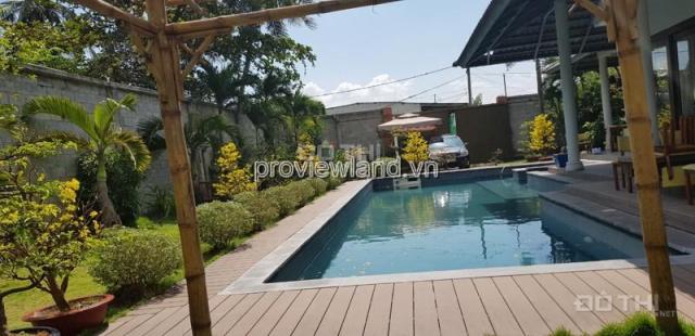 Bán biệt thự dân dã, như Resort, 19x38m, view sông, hồ bơi + sân vườn rộng