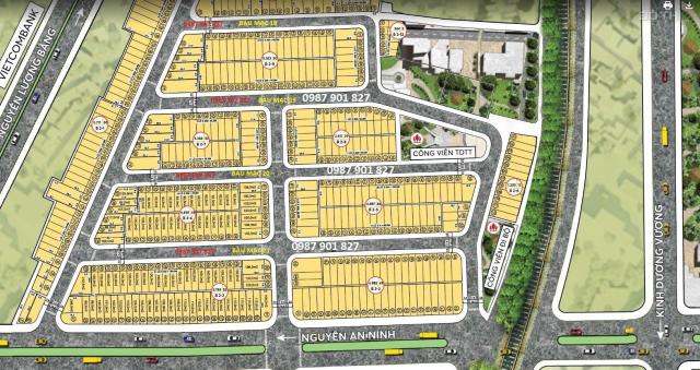 🔴Lô góc 2 mặt tiền Bầu Mạc 19 và 18 146m2, đường 7,5m, sát trục Hoàng Thị Loan