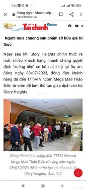 VINHOMES GLORY HEIGHTS chinh phục được những khách hàng khó tính nhất