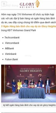 VINHOMES GLORY HEIGHTS chinh phục được những khách hàng khó tính nhất