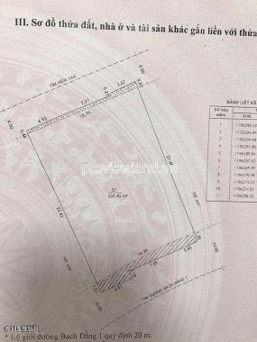 Toà nhà văn phòng Tân Bình, MT Bạch Đằng, 347m2 đất, 2 hầm + 10 tầng, 180 tỷ