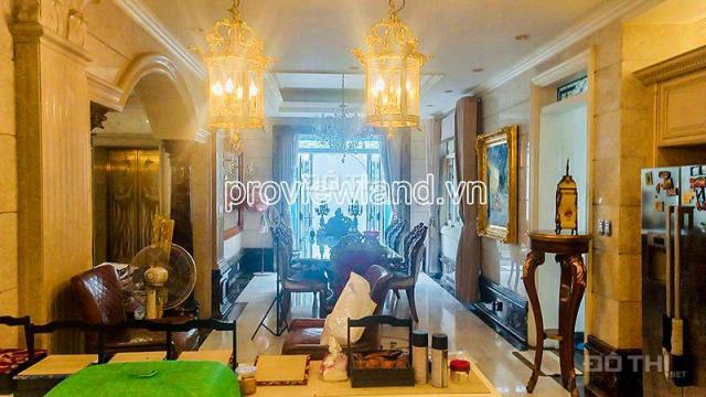 Bán biệt thự siêu sang tại Q3, 360m2 đất, hồ bơi + sân vườn, 2 hầm + 4 tầng