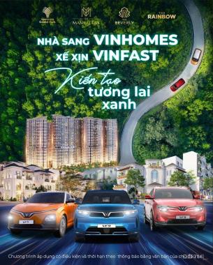 HOT! ƯU ĐÃI THÁNG NGÂU, MUA NHÀ VINHOMES TẶNG XE VINFAST