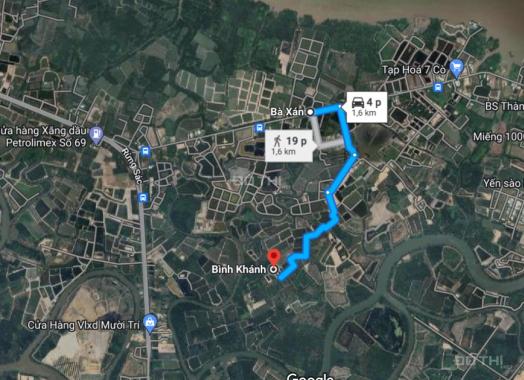 Đất nông nghiệp đường Bà Xán, xã Bình Khánh, Cần Giờ. Giá mềm 550k/m2. 2,29 tỷ