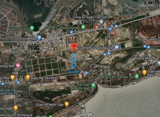 Đất sát biển Cần Giờ. MT dự phóng Đào Cử, xã Long Hòa. Hơn 7 triệu/m2.