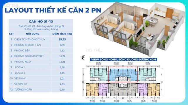 Trực tiếp CĐT chung cư Khai Sơn Long Biên từ 2,9 tỷ, 30%nhận nhà, LS 0%, CK hơn 1tỷ. LH:0369305918