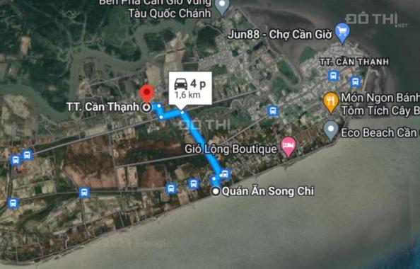 Đất thổ cư biển, đường Lương Văn Nho TT Cần Thạnh, Cần Giờ. 10m x 20m.