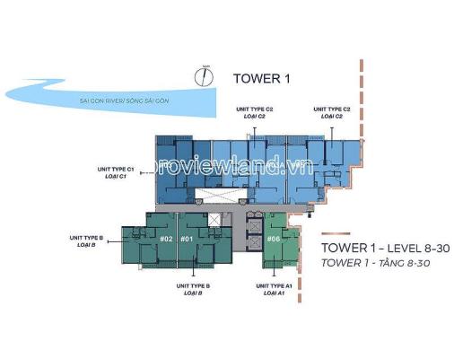 Bán Căn hộ tại Q2 Thảo Điền tầng cao tại block T1, loại SPA có thể bán cho NNN