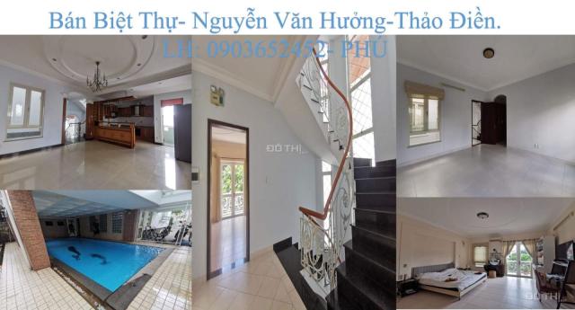 Bán biệt thự khu compound Nguyễn Văn Hưởng, Thảo Điền. Diện tích 207m2. Giá 55 tỷ. Lh 0903652452