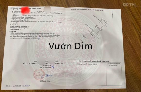 Bán đất kim hoa mê linh 100m2, 3ty hơn tý,  đường 9m, kinh doanh
