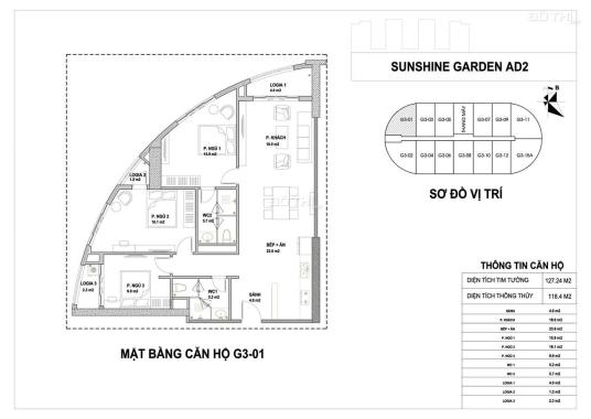 Gia Đình Cắt Lỗ Sâu 700tr Căn 3PN về ở ngay tại Sunshine Garden Liền kề Times City. LH 0935 123 186