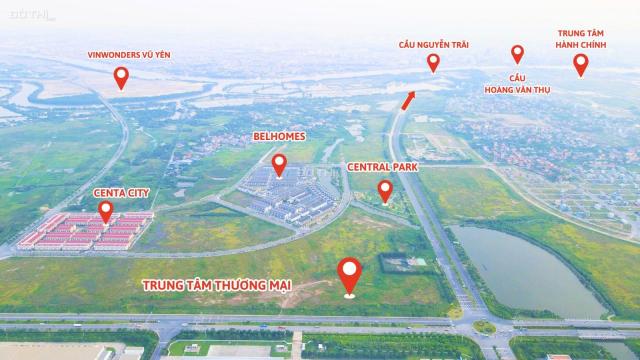 Bán mặt tiền SH1 Centa City đường 26m - Cửa ngõ Vinhomes Vũ Yên sắp mở bán