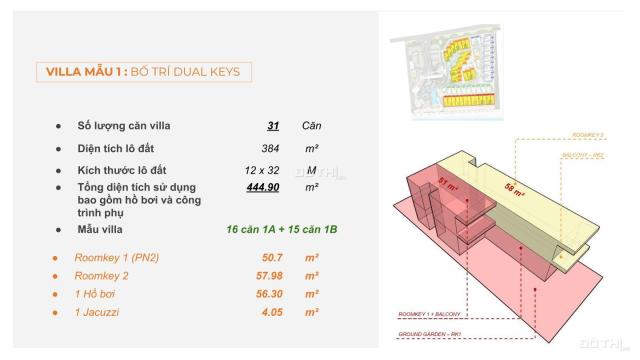 Biệt thự mặt tiền biển Angsana Hồ Tràm, đã hoàn thiện, full nội thất, chỉ 2 giờ di chuyển từ TP HCM