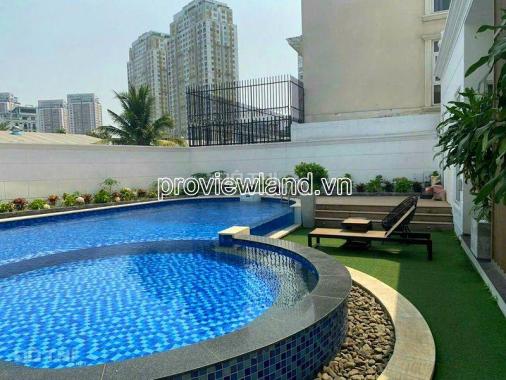 Bán biệt thự Thảo Điền trong khu Compound, DT đất 802m2, 1 trệt + 2 lầu + áp mái