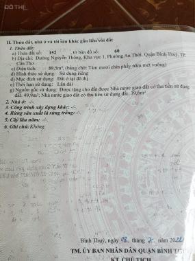 Bán nền hẻm 192-194 đường Nguyễn Thông , Lộ giới 5m xe ô tô ra vào thoải mái