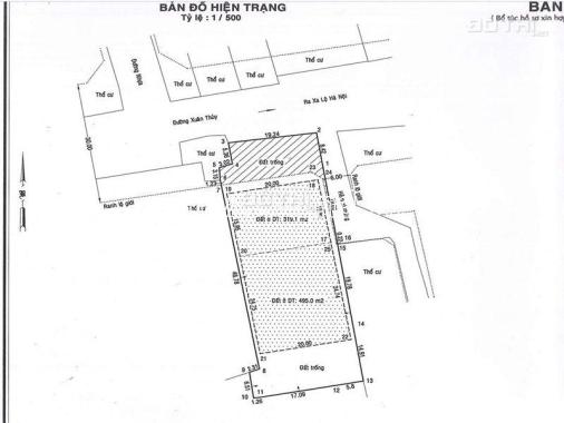 Bán lô đất mặt tiền đường Xuân Thủy, Thảo Điền, 1403m2 đất, xây được 10 tầng