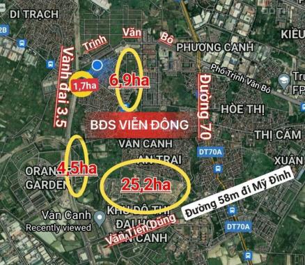 Lô góc hàng hiếm khu đất dịch vụ khu 4,5 ha, diện tích 92m2, Mt rộng, hướng đẹp