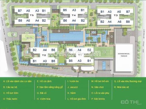 Bán căn hộ The Vista An Phú, view sông, tầng trung, 142m2, 3PN