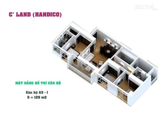 Bán căn góc 3pn diện tích 128m2 tòa C'Land 81 Lê Đức Thọ