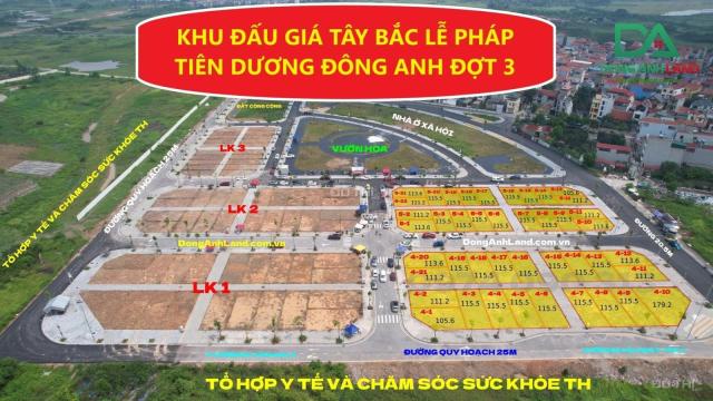 Thông tin đấu giá Tây Bắc thôn Lễ Pháp xã Tiên Dương huyện Đông Anh tỉnh Hà Nội
