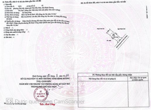Bán nhà riêng tại Phường Phú Mỹ, Thủ Dầu Một, Bình Dương diện tích 102m2