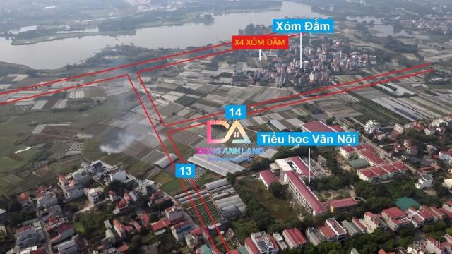 Bán đất đấu giá tại xóm Đầm Vân Nội, Đông Anh, Hà Nội diện tích 85m2 giá 50 Triệu/m2