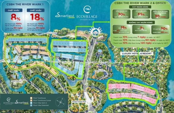 BIỆT THỰ ECO VILLAGE SÀI GÒN RIVER Sở Hữu Vị Trí Đẹp chỉ 19.3 TỶ