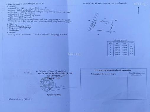 Đang ngộp bán lỗ đất nền thổ cư 96m2 SHR Tĩnh Lộ 15, Phú Hòa Đông, H Củ Chi