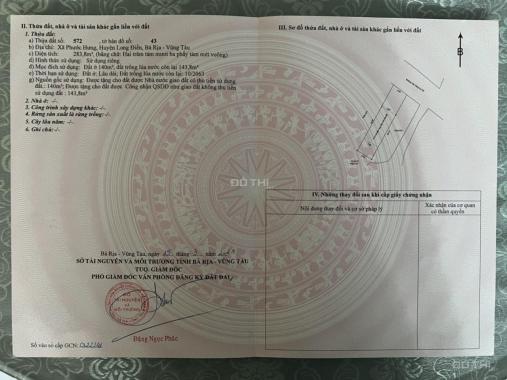 Cần Bán Lô Đất Ở Đô Thị Huyện Long Điền, Bà Rịa – Vũng Tàu