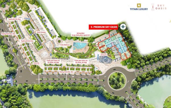 Bán căn hộ 2 ngủ, tòa SP, chung cư Sky Oasis Ecopark - Giá 1 tỷ 7*** bao sang tên