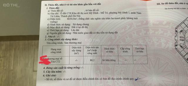 Bán shop tầng 1, căn góc đẹp nhất toà The Emerald CT8 Mỹ Đình. Sổ đỏ lâu dài. 038957708