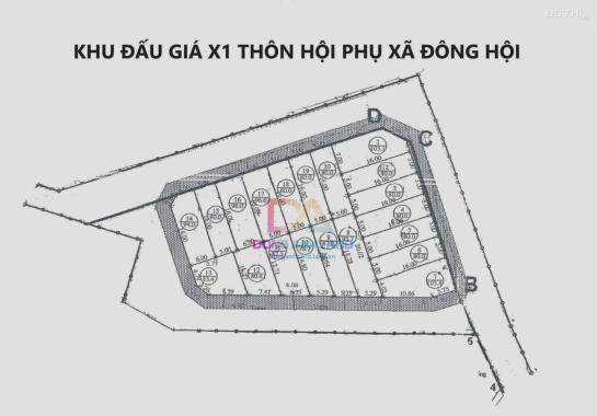 Bán lô góc đấu giá X1 Hội Phụ Đông Anh gần Vinhomes Cổ Loa.