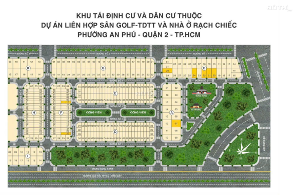 KDC Nam Rạch Chiếc - The Global City đường Đỗ Xuân Hợp, quận 2. Vị trí đẹp