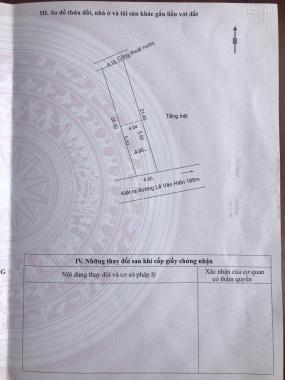 H0T_Cần Bán lô đất 85m2 Kiệt 3Met- K420 Lê Văn Hiến,Ngũ Hành Sơn, Đà nẵng chỉ 2,1 tỉ