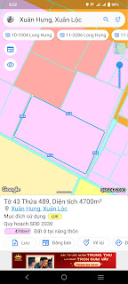 Bán đất tại Đường Quốc lộ 1A, Xã Xuân Hưng, Xuân Lộc, Đồng Nai diện tích 4700m2 giá 3.3 Tỷ