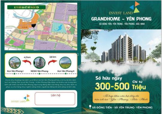 Bán căn hộ chung cư tại Đường 295, Yên Phong, Bắc Ninh diện tích 30m2 giá 350 Triệu